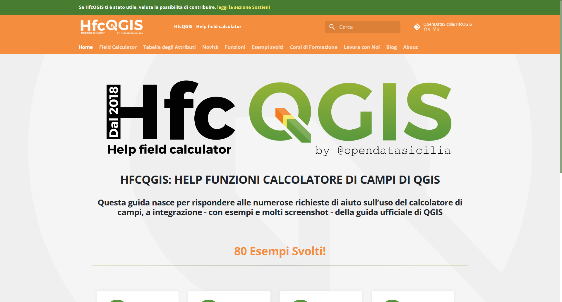 HfcQGIS in Material for MkDocs by @OpendataSicilia